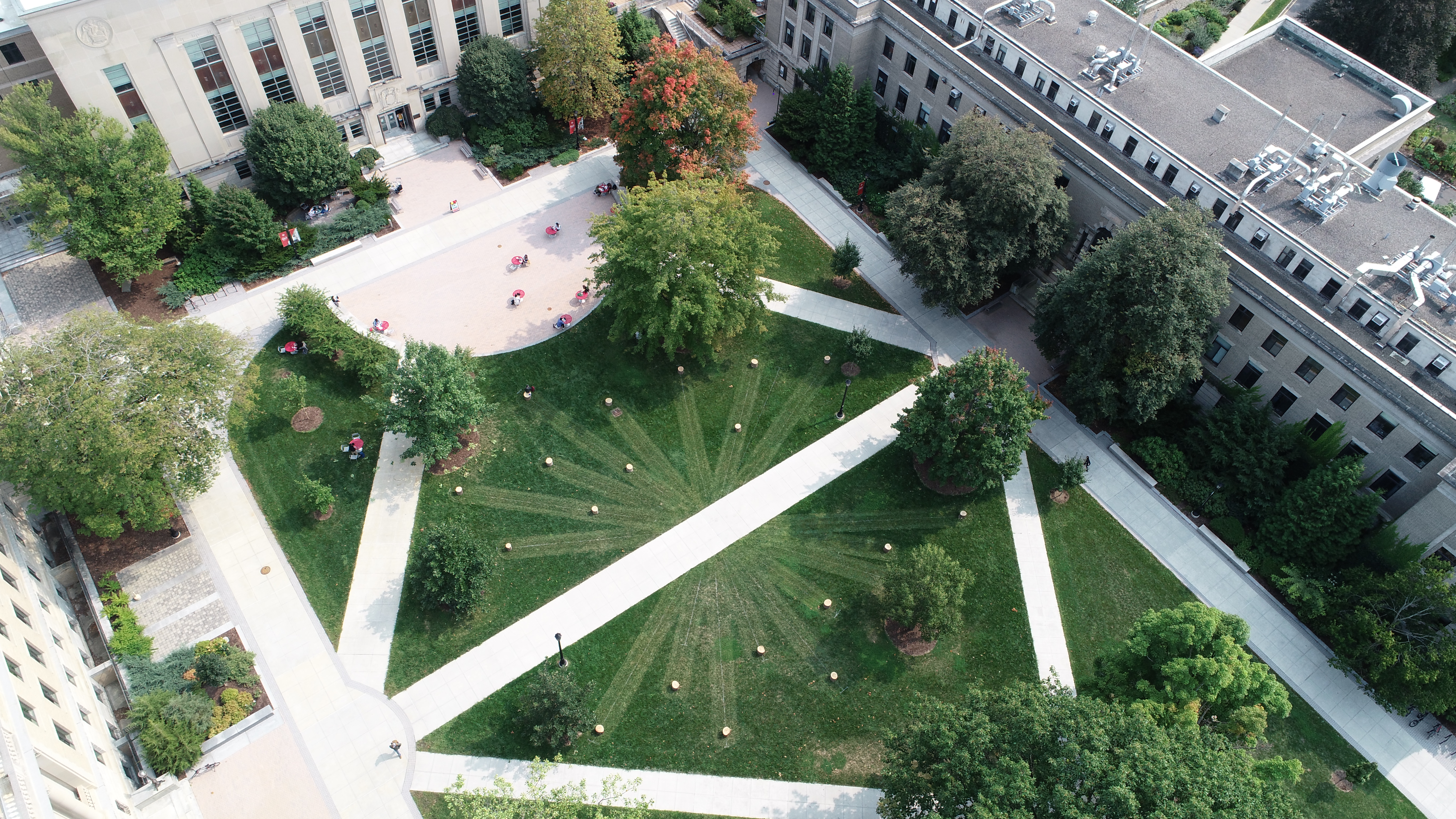 Image of Cornell Agriculture Quad Mowed Installation by DAS Lab