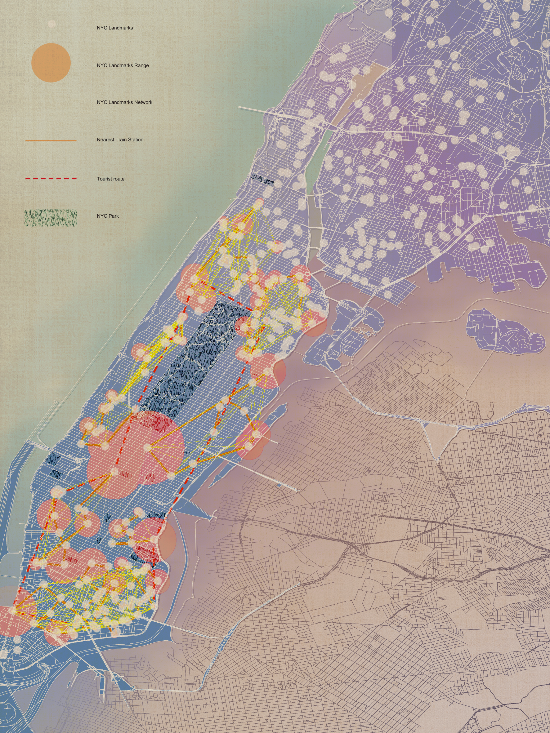 NYC Map by Ziqi Wang