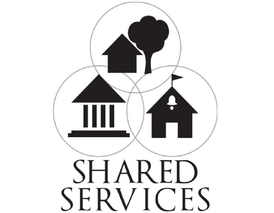 Diagram showing Intermunicipal Cooperation through shared services