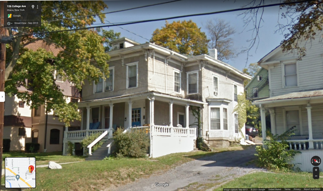Google Streetview of former 119 College Ave