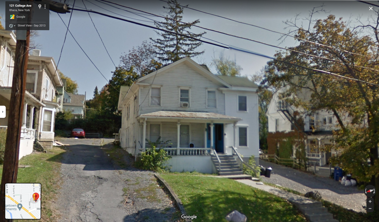 Google Streetview of former 121 College Ave