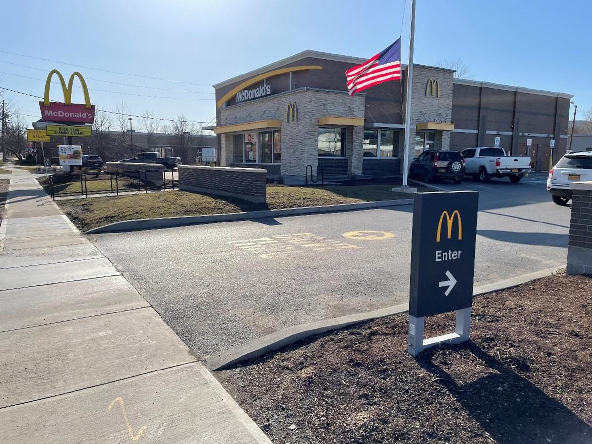 New McDonald's building. Photo by Brian Toy