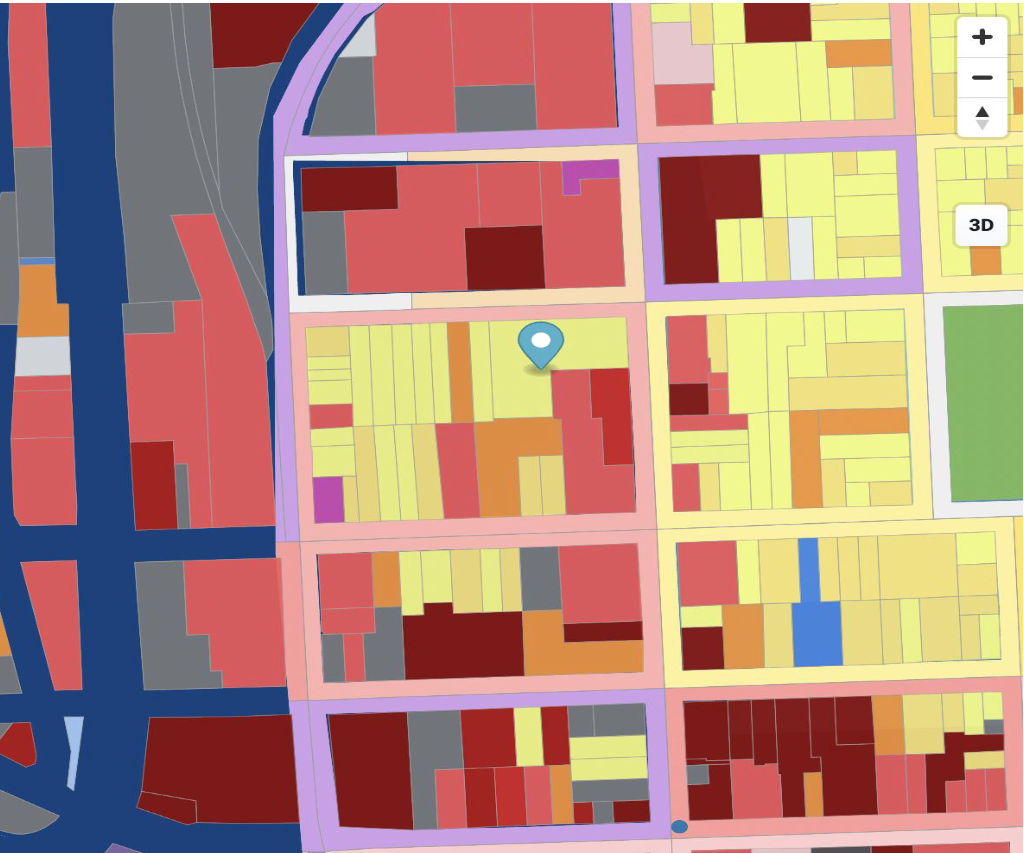 UrbanFootprint Image displaying the Parcel of West Ithaca Heights