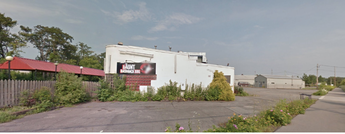 Top photo is 702 Willow Avenue asThe Haunt music venue (taken from GoogleMaps)
