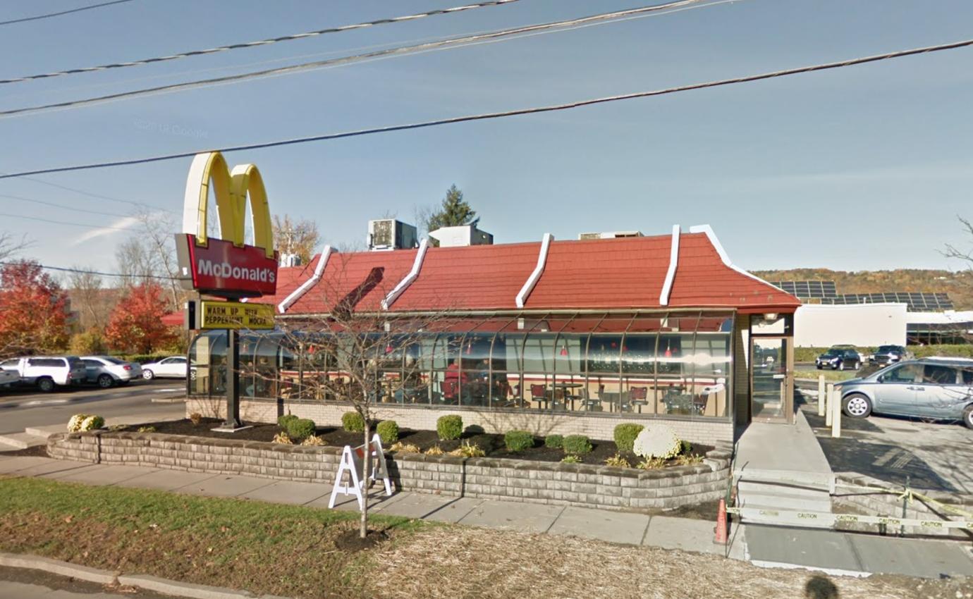 McDonald's before demolition.