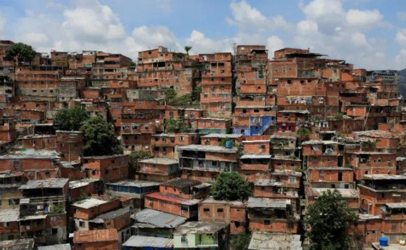 The slum of Santa Cruz del Este in Caracas, Venezuela