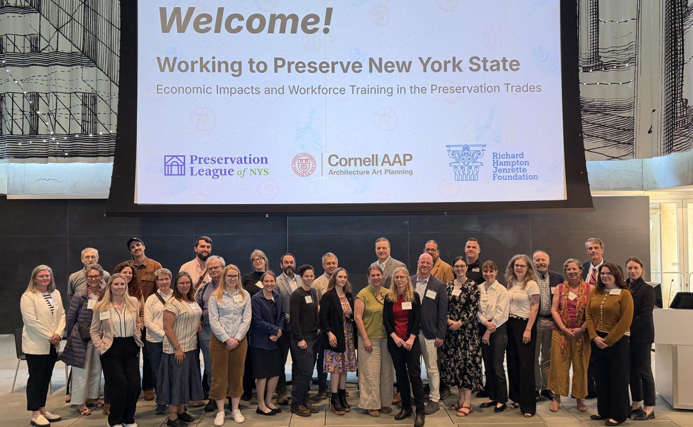 Photo of attendees of the Working to Preserve New York State research convening