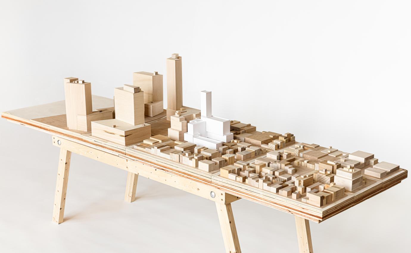 Architectural massing model